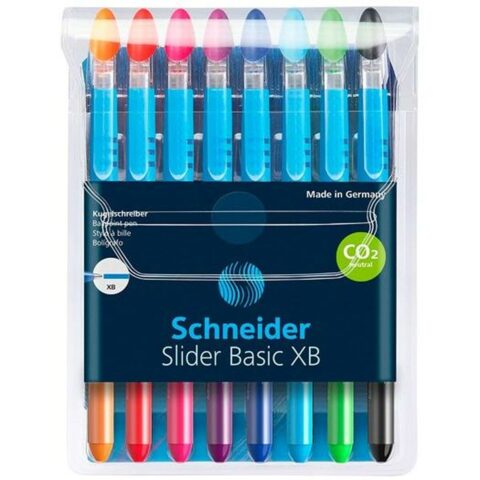 Σετ Στυλό Schneider Slider Basic XB 8 Τεμάχια Πολύχρωμο