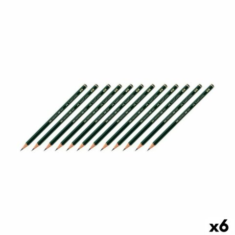 Σετ Μολύβια Faber-Castell 12 Τεμάχια 4H Εξάγωνο (x6)