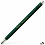 Μηχανικό Mολύβι Faber-Castell Tk 9400 3 Πράσινο (5 Μονάδες)