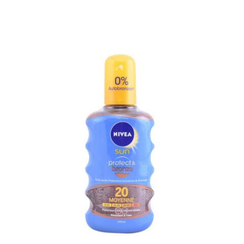 Λάδι Μαυρίσματος Nivea Protect & Bronze 200 ml Spf 20 Spray