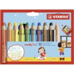 Χρωματιστά μολύβια Stabilo Woody 3-σε-1 Πολύχρωμο