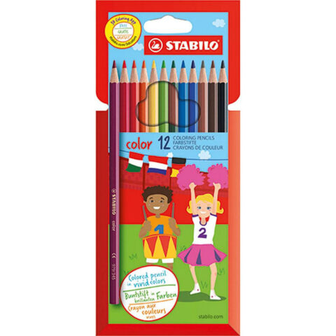 Χρωματιστά μολύβια Stabilo Color 12