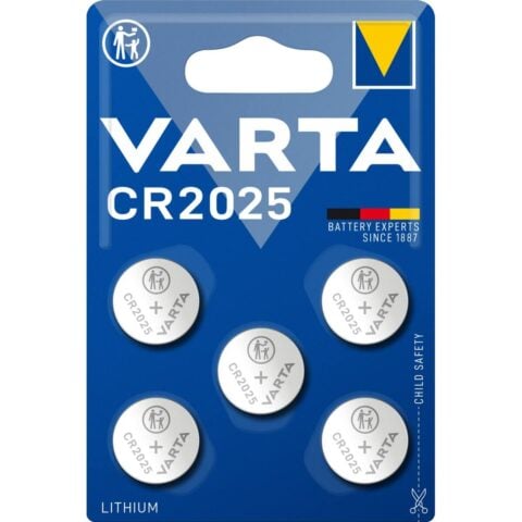 Μπαταρίες Κουμπιά Λιθίου Varta 6025101415 CR2025 3 V (5 Μονάδες)