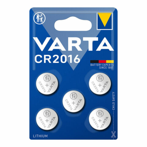 Μπαταρίες Κουμπιά Λιθίου Varta 6016101415 CR2016 3 V (5 Μονάδες)