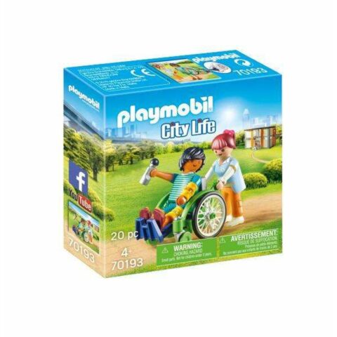 Playset Playmobil City Life Patient in Wheelchair 20 Τεμάχια