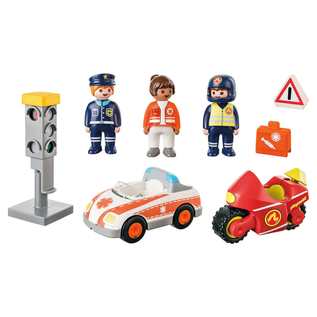 Playset Playmobil 71156 1.2.3 Day to Day Heroes 8 Τεμάχια