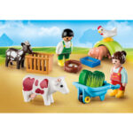 Playset Playmobil 1.2.3 Fun in the Farm 71158  12 Τεμάχια