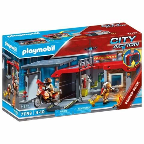 Playset Playmobil 71193 Πυροσβέστης 61 Τεμάχια