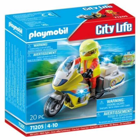 Playset Οχημάτων Playmobil 71205 Μοτοσικλέτα 20 Τεμάχια