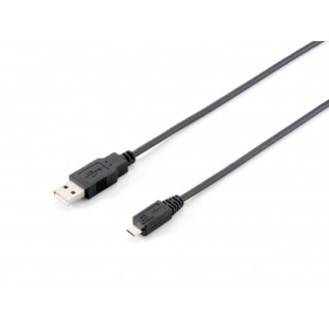 Καλώδιο USB σε micro USB Equip 128523 Μαύρο 1