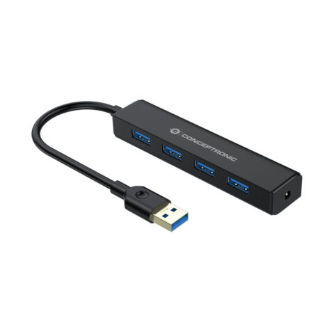 USB Hub Conceptronic C4PUSB3 Μαύρο