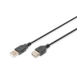 Καλώδιο Επέκτασης USB Digitus AK-300200-018-S Μαύρο 1