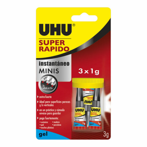 Άμεση Kόλλα UHU 36527 Minis 3 Μονάδες (1 g)