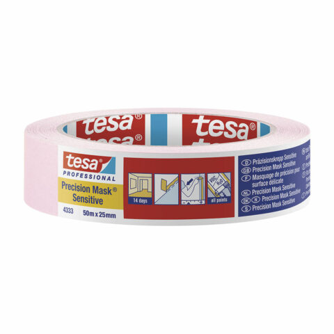 Κολλητική ταινία TESA Precision mask sensitive Ροζ (50 m x 25 mm)