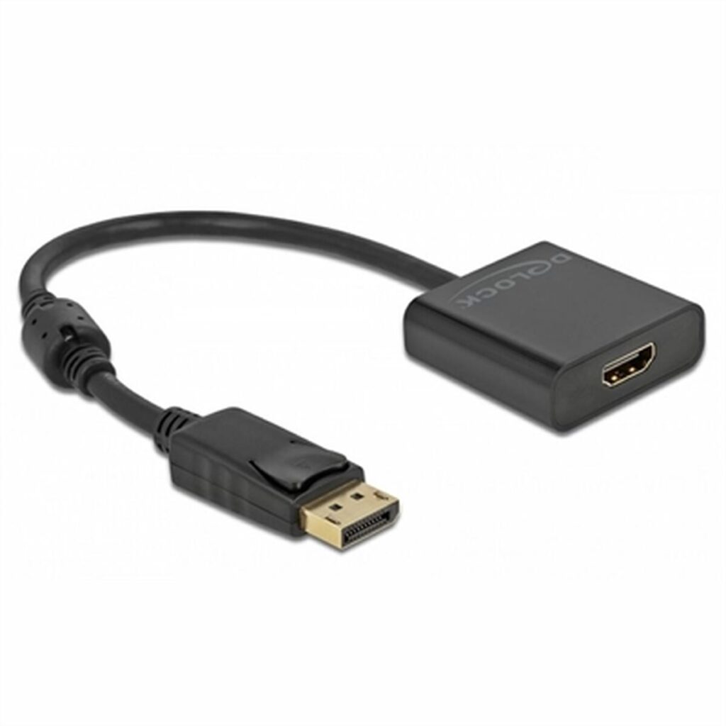 Αντάπτορας DisplayPort σε HDMI DELOCK 63585 Μαύρο 20 cm
