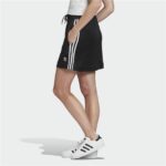 Φούστα Adidas Originals 3 stripes Μαύρο