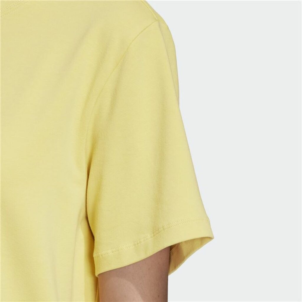Φόρεμα Adidas Originals Trefoil Κίτρινο