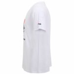 Παιδικό Μπλούζα με Κοντό Μανίκι Fila FAT0340 10001 Λευκό