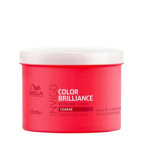 Προστατευτική Μάσκα για το Χρώμα Wella Invigo Color Brilliance Παχιά τρίχα 500 ml