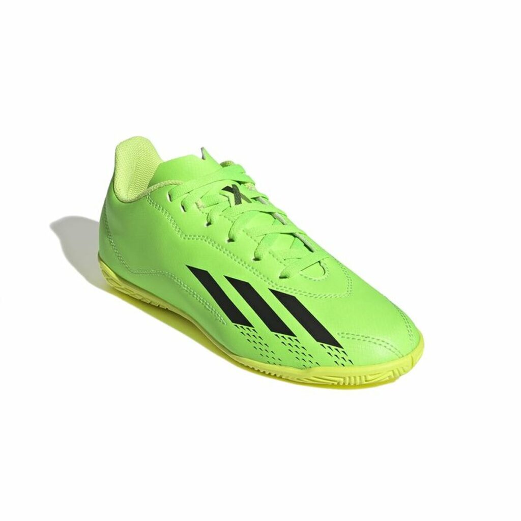 Παπούτσια Ποδοσφαίρου Σάλας για Παιδιά Adidas Speerdportal 4 Πράσινο λιμόνι