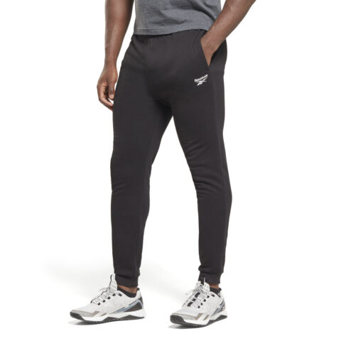 Παντελόνι για Ενήλικους Reebok  LEFT LEG JOGG HS7376  Μαύρο Άντρες