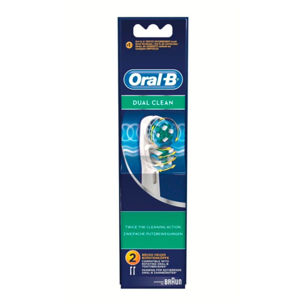 Ανταλλακτικό κεφαλής Dual Clean Oral-B Dual Clean (2 uds) x2