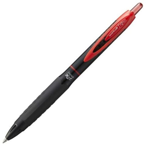 Liquid ink ballpoint pen Uni-Ball Rollerball Signo UMN-207F Κόκκινο 12 Μονάδες