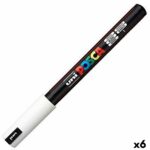 Μαρκαδόροι POSCA PC-1MR Λευκό (x6)