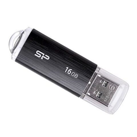 Στικάκι USB Silicon Power SP016GBUF2U02V1K 16 GB USB 2.0 Μαύρο