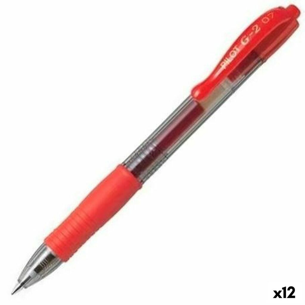 Στυλό με τζελ Pilot G-2 07 Κόκκινο 0