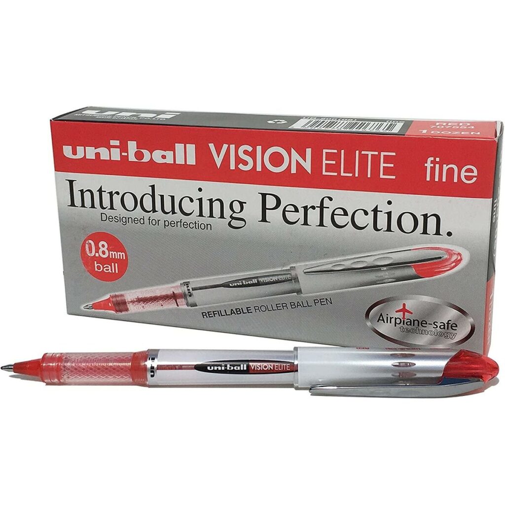 Στυλό υγρού μελανιού Uni-Ball Vision Elite UB-200 Κόκκινο 0
