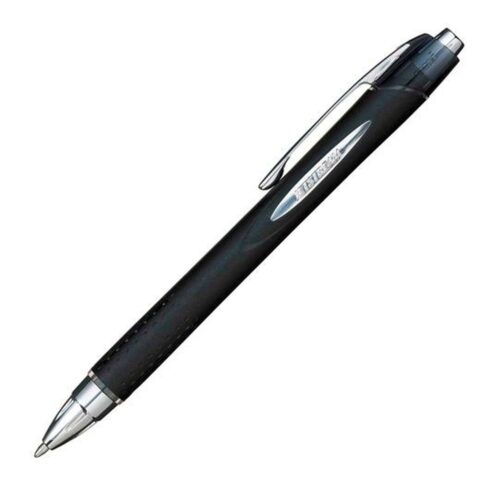 Στυλό υγρού μελανιού Uni-Ball Jetstream Μαύρο 1 mm (12 Τεμάχια)