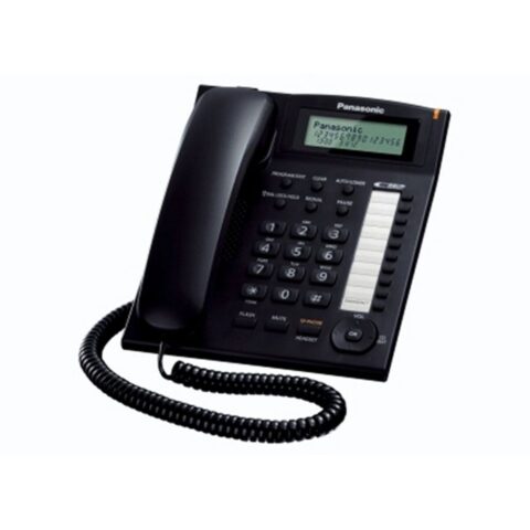 Σταθερό Τηλέφωνο Panasonic Corp. KX-TS880EXB LCD Μαύρο