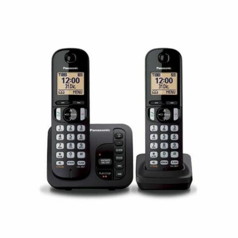 Ασύρματο Τηλέφωνο Panasonic KX-TGC222 Μαύρο Κεχριμπάρι