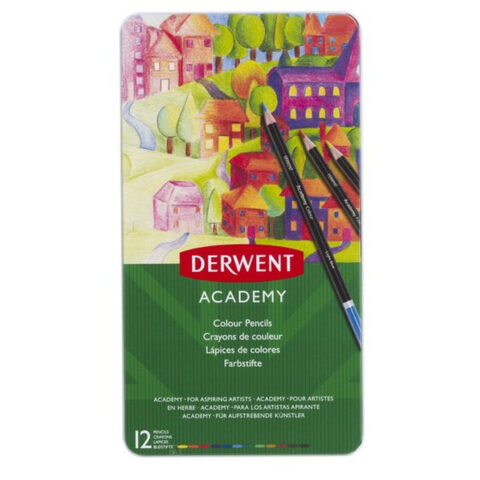 Χρωματιστά μολύβια DERWENT Academy Πολύχρωμο