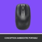 Ασύρματο Πληκτρολόγιο και Ποντίκι Logitech MK220 γαλλικά Μαύρο AZERTY