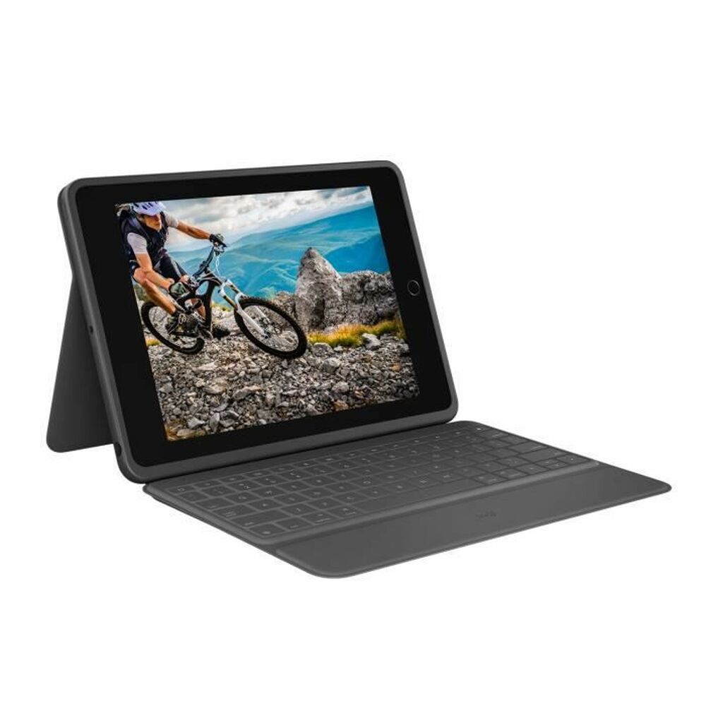 Θήκη για iPad + Πληκτρολόγιο Logitech Rugged Folio Μαύρο 10