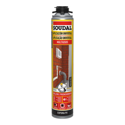 Αφρός Soudal Classic 115798 Πολυουρεθάνιο Πιστόλι Μπεζ 750 ml