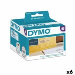 Ρολό Ετικετών Dymo 89 x 36 mm LabelWriter™ Διαφανές (x6)