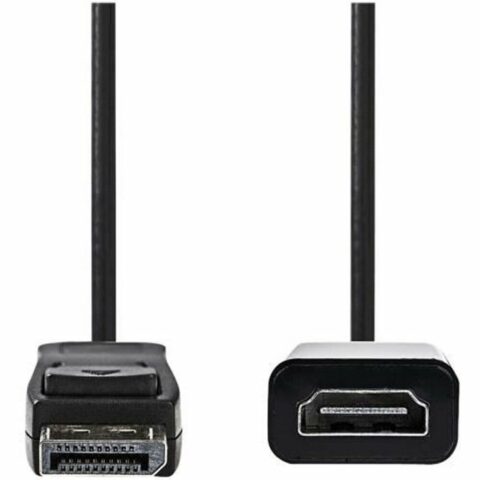 Καλώδιο DisplayPort σε HDMI Nedis CCGP37150BK02 20 cm Μαύρο