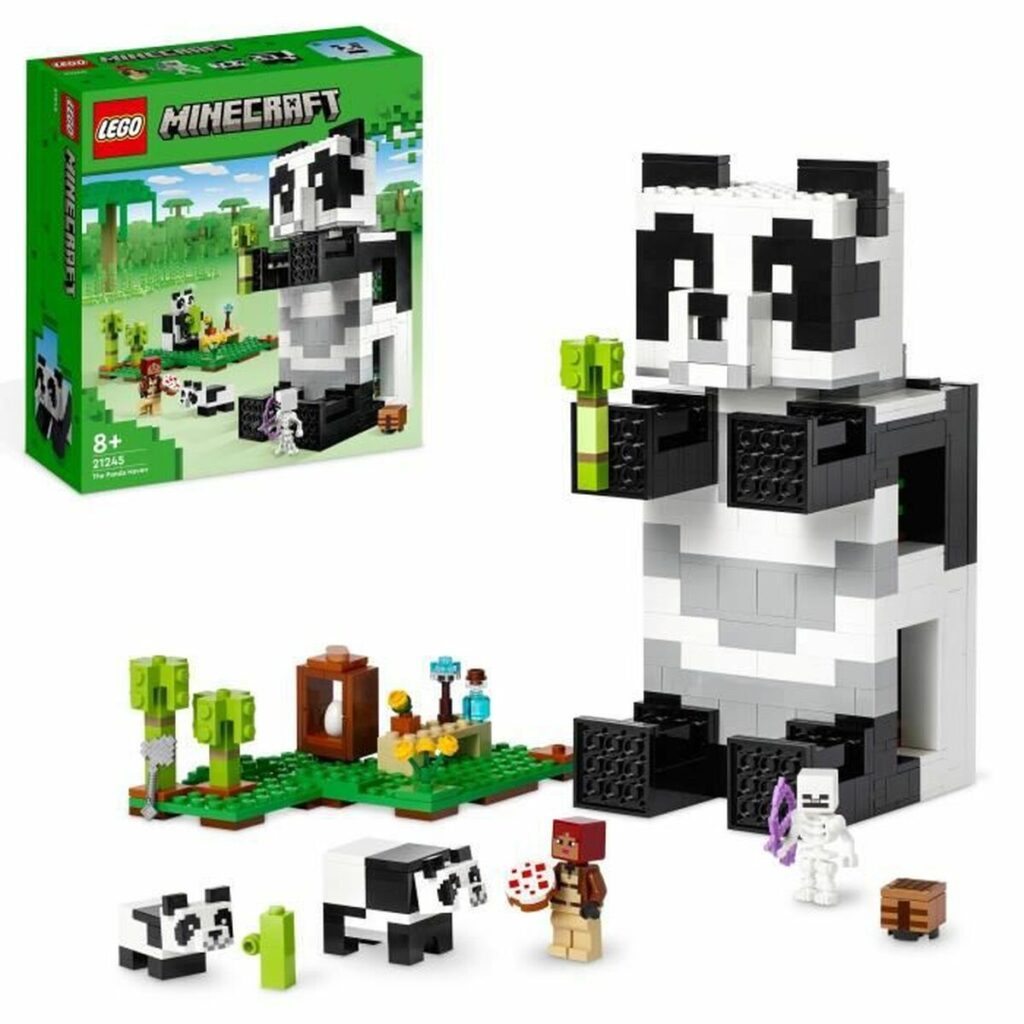 Playset Lego Panda Minecraft 553 Τεμάχια