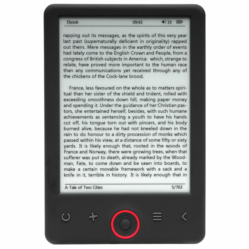 E-Book Denver Electronics EBO-626 Μαύρο 4 GB