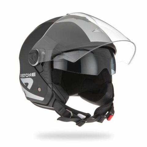 Κράνος Astone Helmets MINIS-WIPE-MBKS 55-56 cm Μαύρο/Γκρι