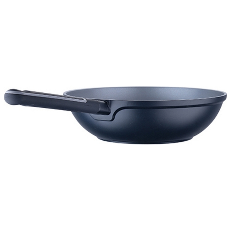 Τηγάνι Wok Masterpro Indigo Μαύρο Αλουμίνιο (Ø 28 cm)