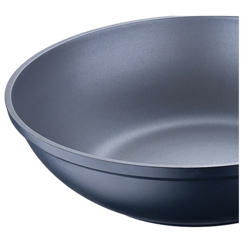 Τηγάνι Wok Masterpro Indigo Μαύρο Αλουμίνιο (Ø 28 cm)