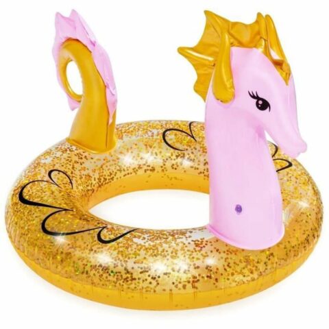 Inflatable Pool Float Bestway  Seahorse with Sequins 115 x 104 cm