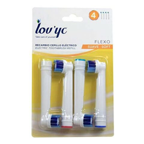 Ανταλλακτικό Ηλεκτρικής Οδοντόβουρτσας Lovyc Lovyc 4 Μονάδες