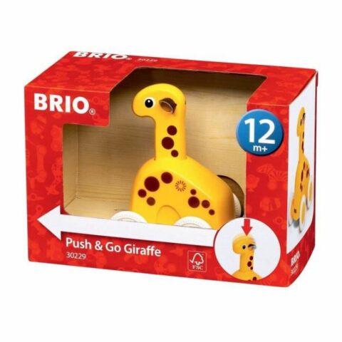 Διαδραστικό Παιδικό Παιχνίδι Brio Push & Go Giraffe