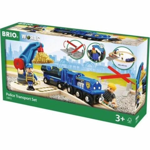 Σιδηρόδρομος Brio Police Transport Set