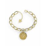 Γυναικεία Βραχιόλια Guess JUBB01438JWYGS Χρυσό